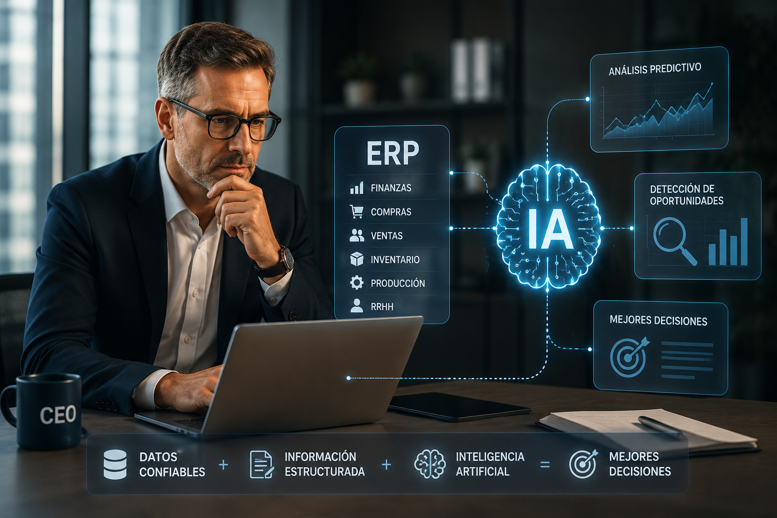 El papel de la inteligencia artificial en la gestión empresarial